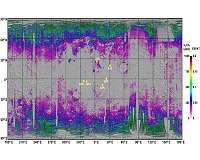 Researchers create first global map of water in moon's soil