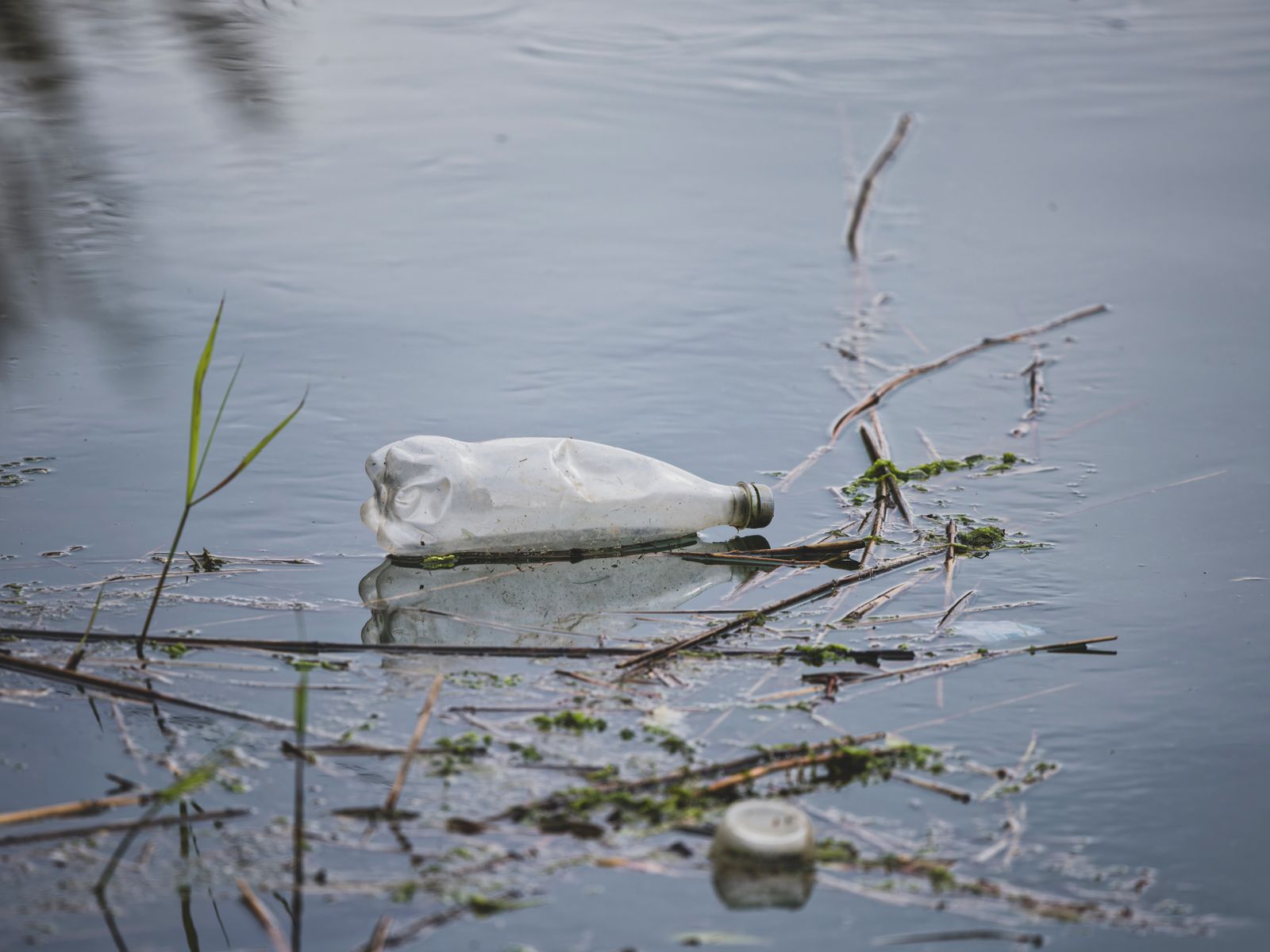 plastic waste river
